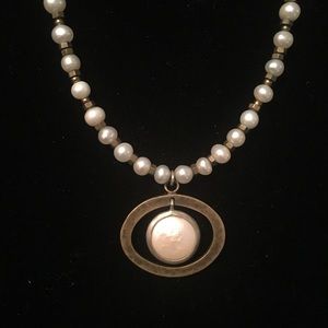 Silpada Go Coastal Fresh Water Pearl Necklace